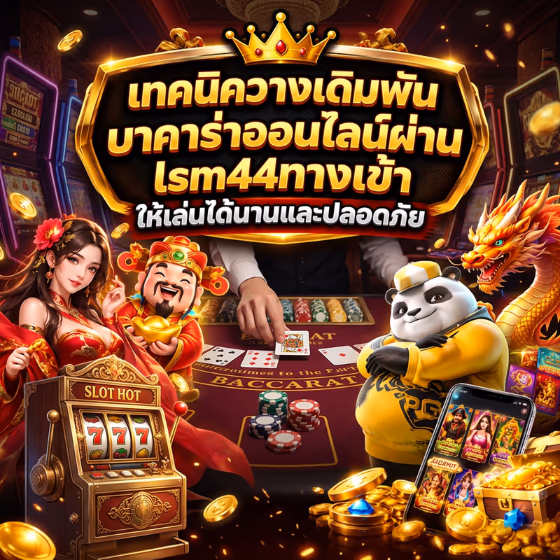 เทคนิควางเดิมพันบาคาร่าออนไลน์ผ่าน lsm44ทางเข้า ให้เล่นได้นานและปลอดภัย