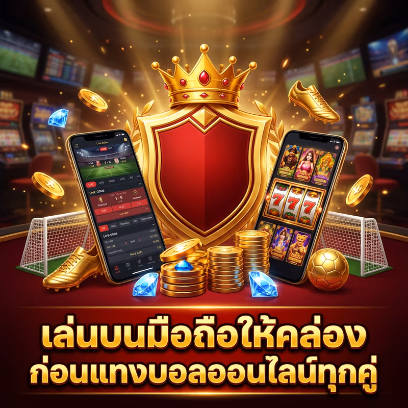 เล่นบนมือถือให้คล่อง ก่อนแทงบอลออนไลน์ทุกคู่